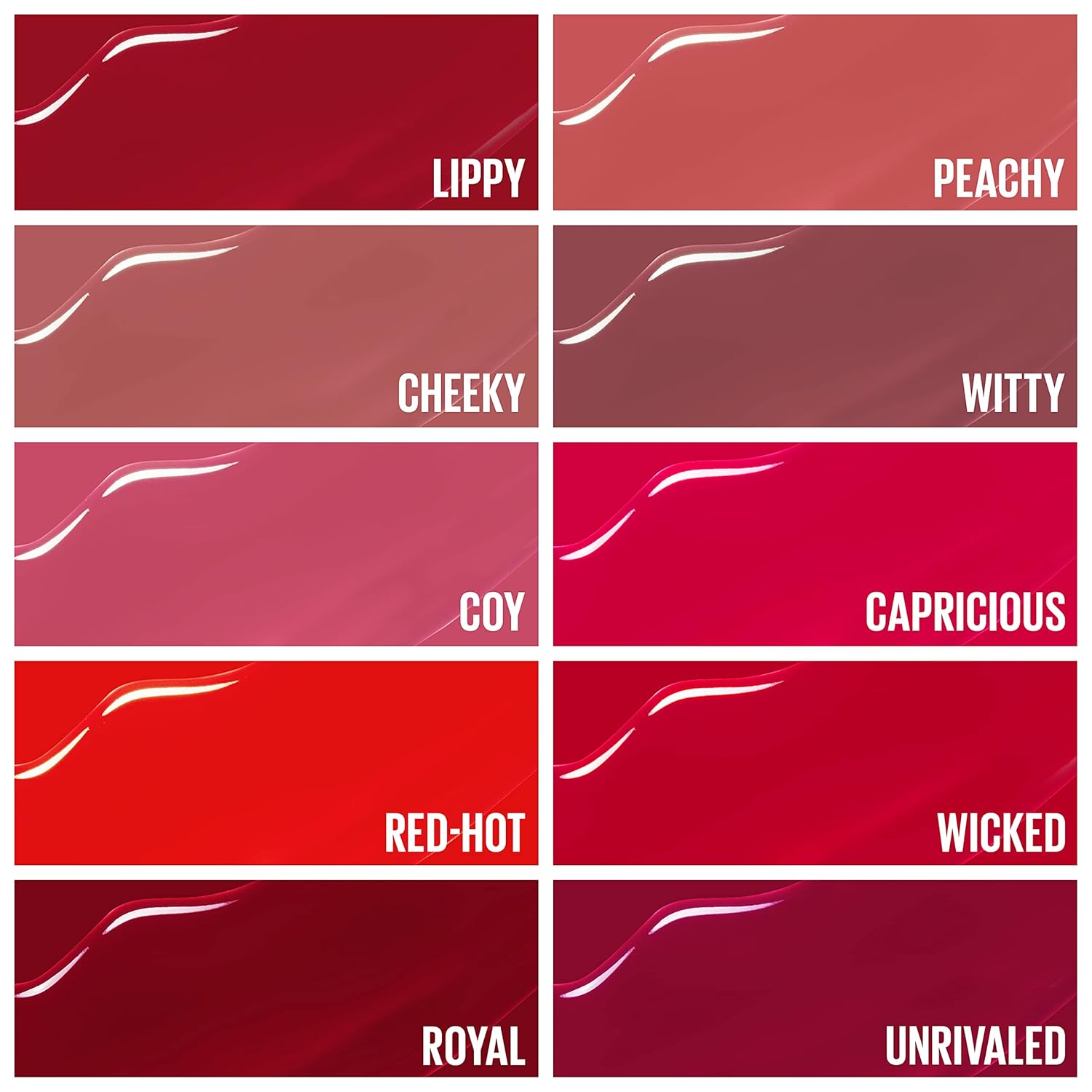 MAYBELLINE New York Super Stay Vinyl Ink Longwear Liquid Lipcolor, 025 Red-Hot, 0.14 oz