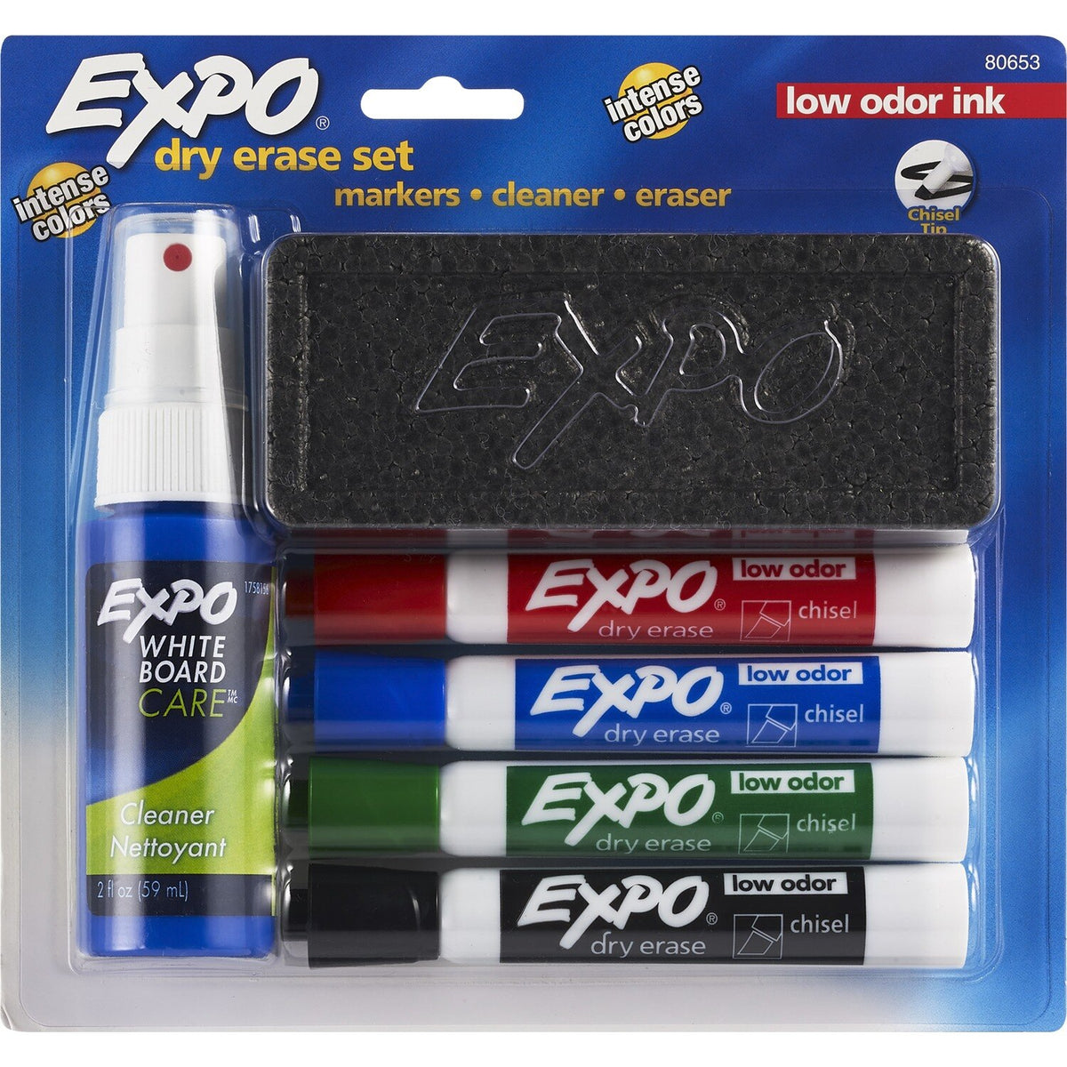 EXPO DRY ERASE 2IN1 ASST 4CT
