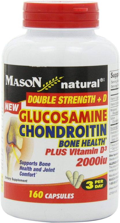 GLUCOSAMINE CHONDROITIN CAP 180CT MASON