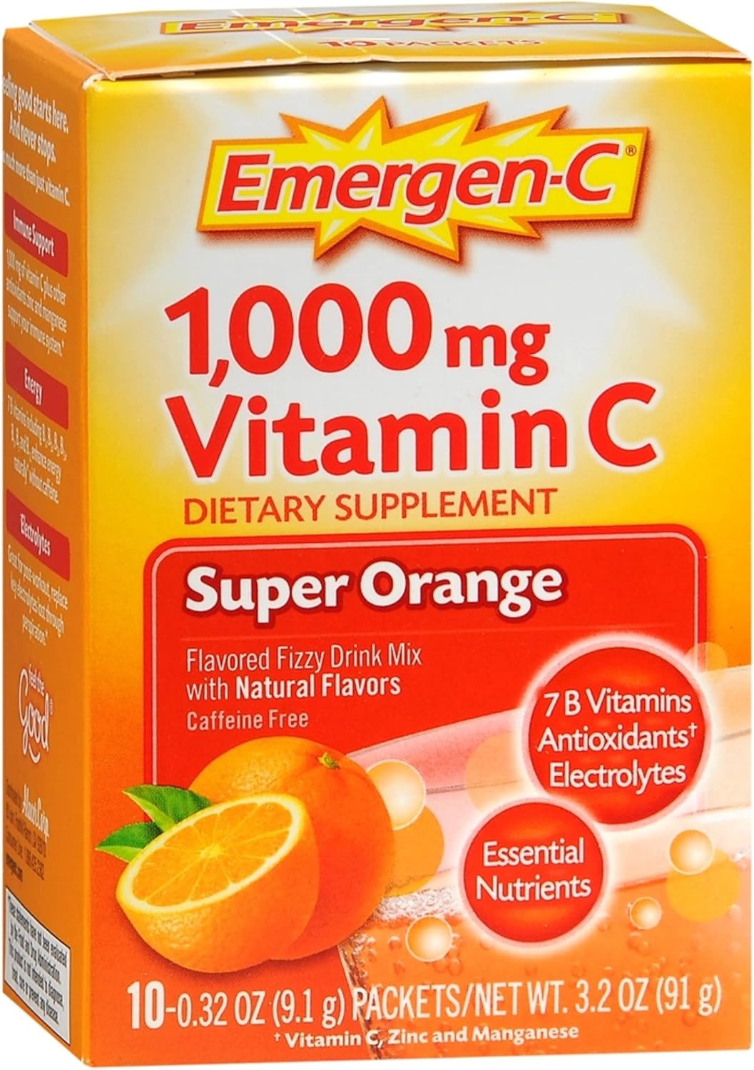 EMERGEN-C EMERGEN-C,SUPER ORANGE