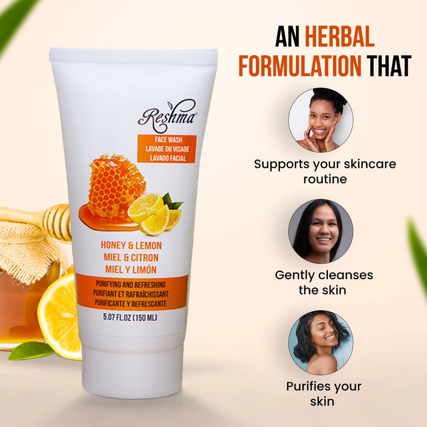 RESHMA HONEY/LEM FACE WASH 5.07
