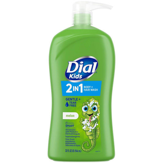 DIAL KIDS BODY/HAIR LQ 32OZ MLN