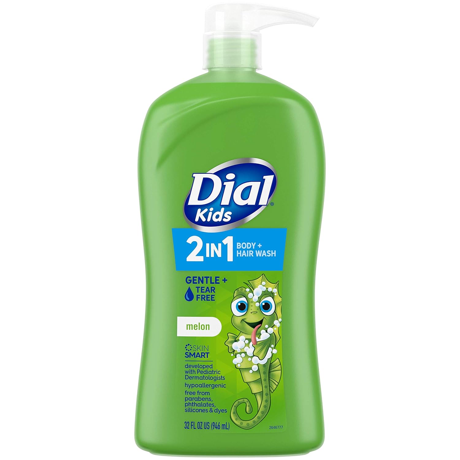 DIAL KIDS BDY/H/BBATH LQ 32OZ PCH