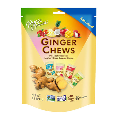 PRINCE OF PEACE CHEWS,GINGER MANGO