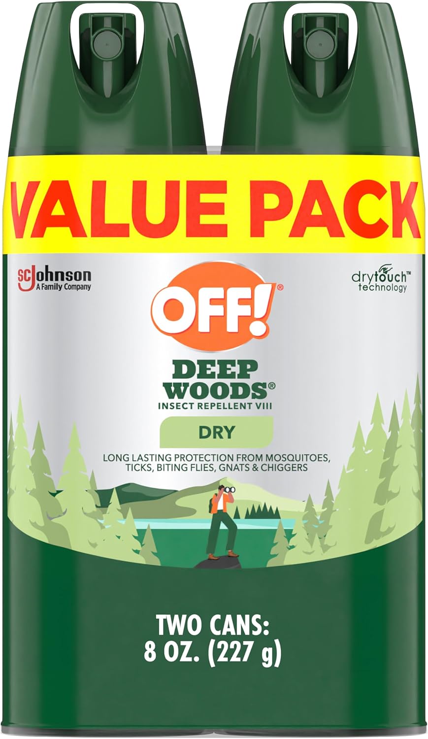 OFF DEEP WOODS DRY AEROSOL 4 OZ