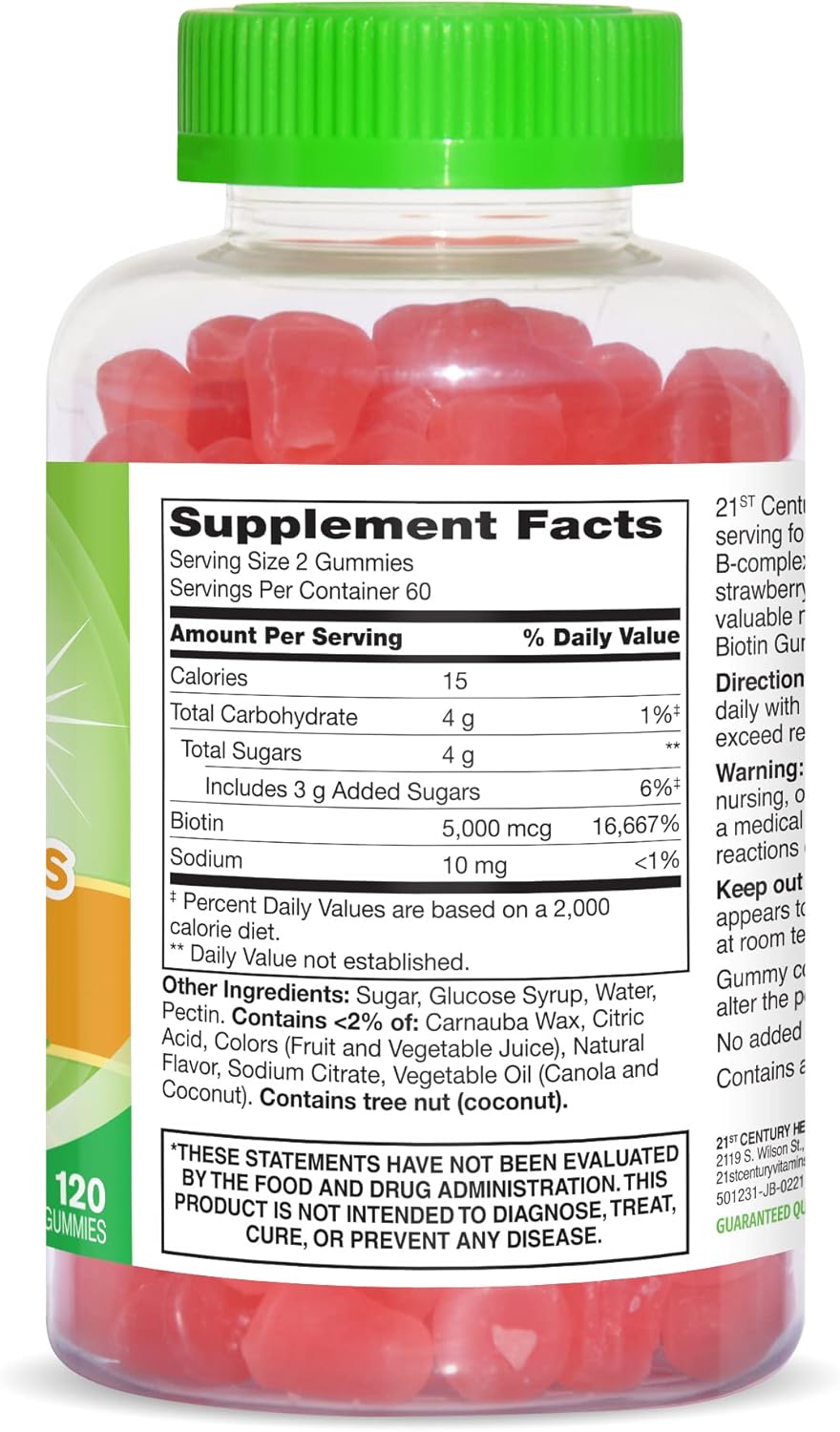 VITAJOY BIOTIN CW 2500MCG 120 STB