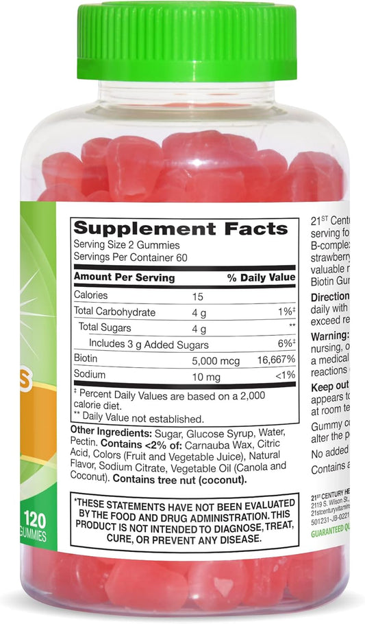VITAJOY BIOTIN CW 2500MCG 120 STB