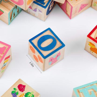 Real Wood Toys Flip & Play Alphabet Blocks