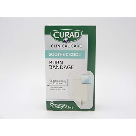 CURAD SOOTHE&COOL CLR GEL BDG 1SZ 8CT