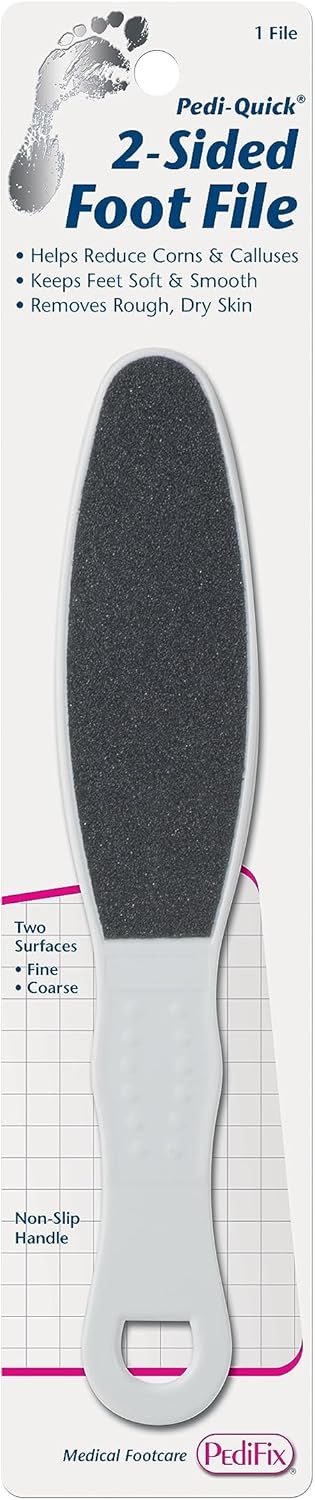PEDIFIX PEDI-QUICK 2-SIDED FOOT FILE DS