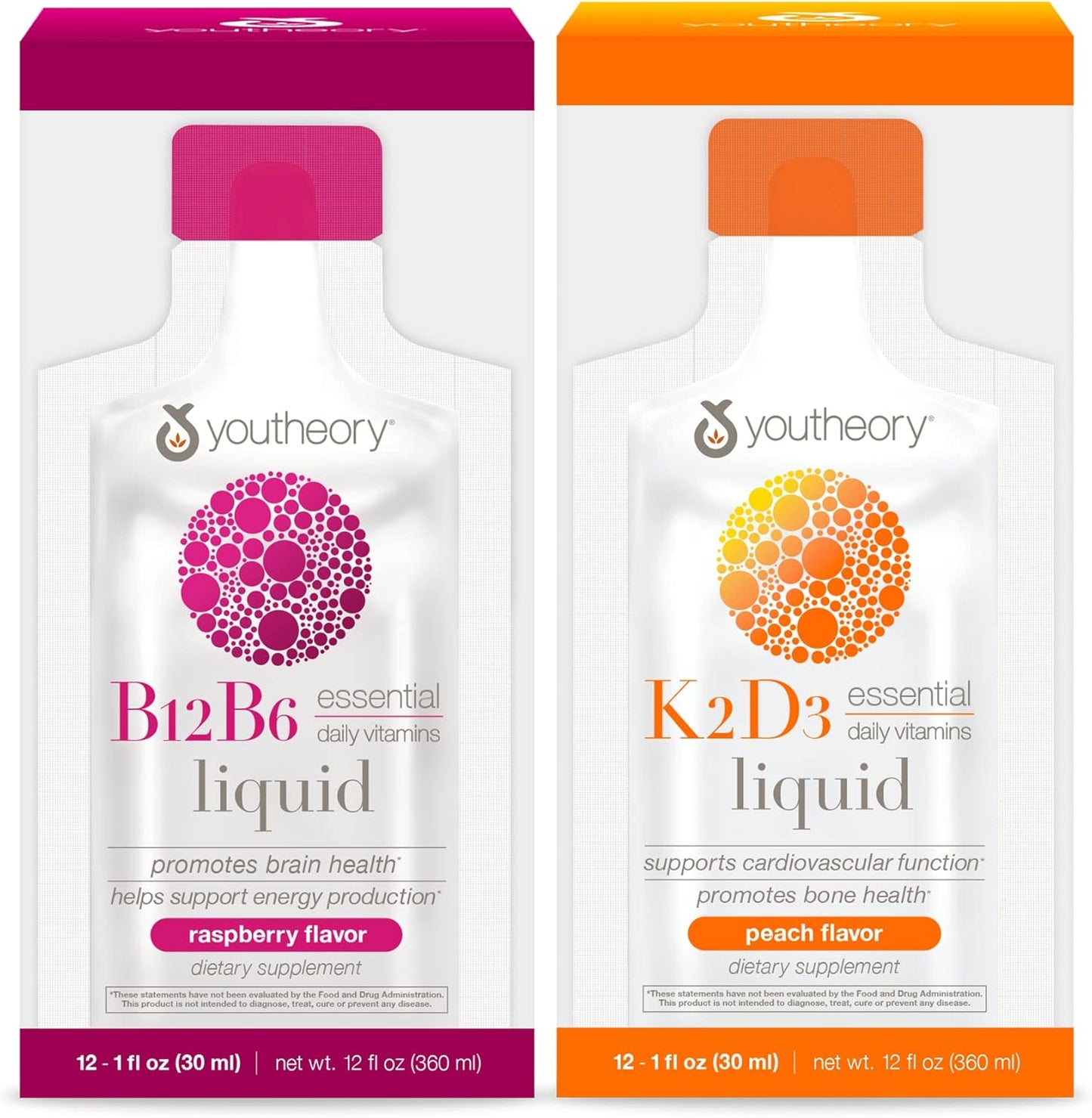 YOUTHEORY LIQUID,B12B6 RASPBERRY