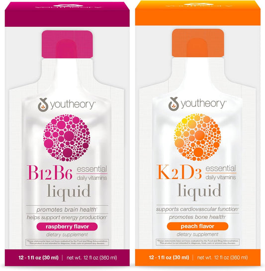 YOUTHEORY LIQUID,B12B6 RASPBERRY