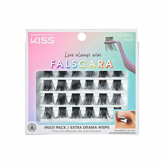 KISS FALSCARA Multipack Drama Lashes - Extra Drama Wisps, 30 count