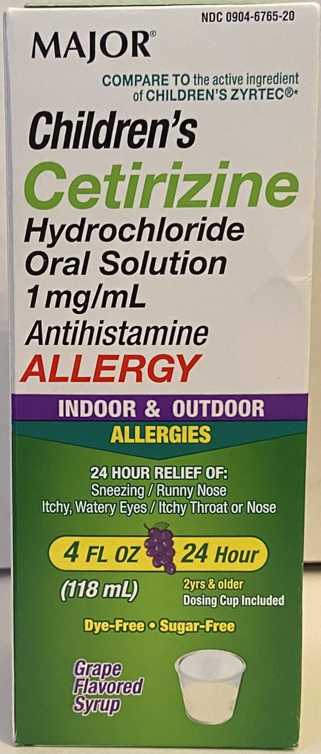 CETIRIZINE HCL CHILD 1MG-ML SOL 118ML