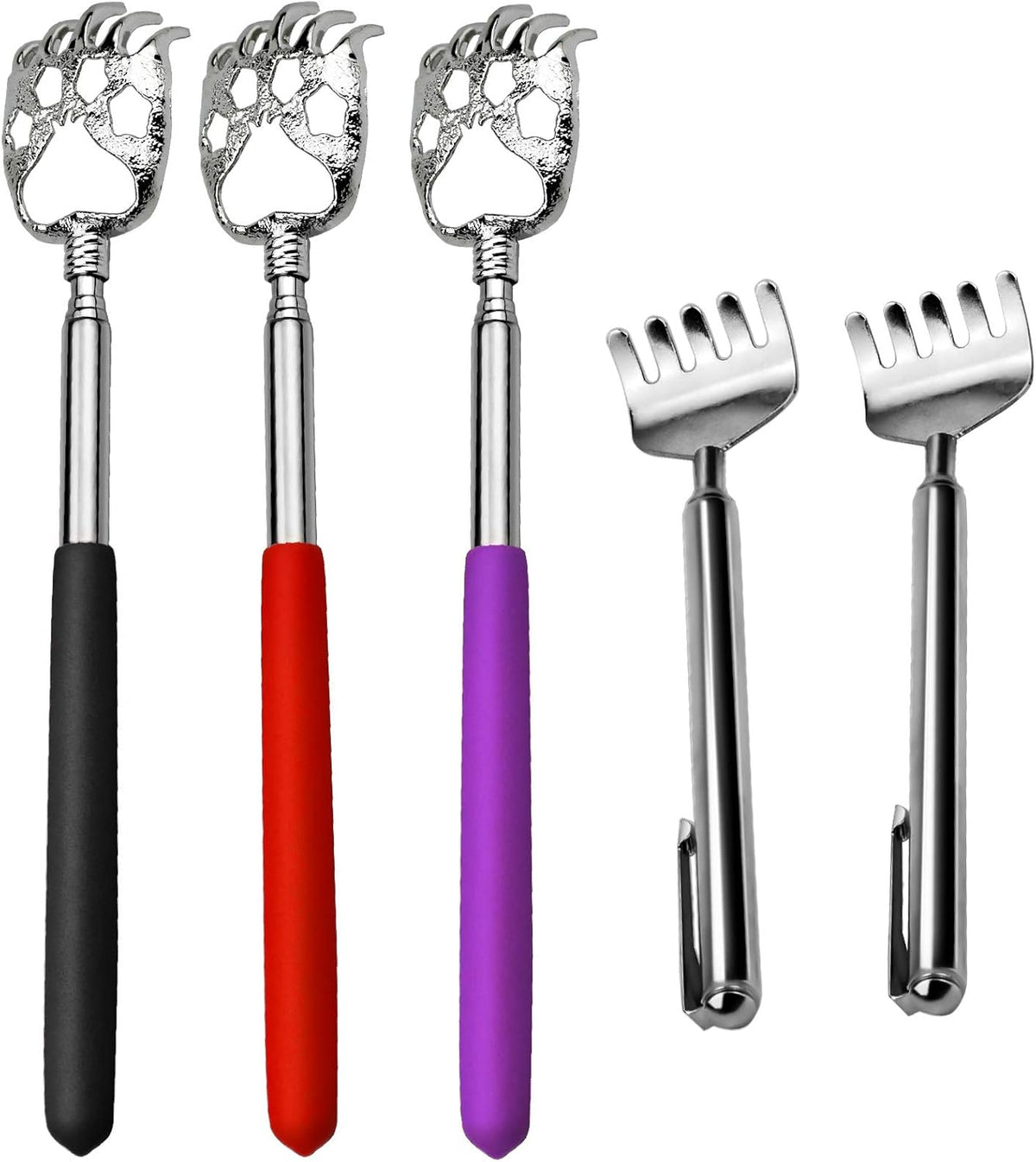 The Claw Extendable Bear Claw Back Scratcher With Cushion Grip - Assorted