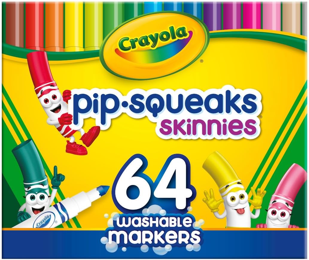 Crayola Pipsqueaks Washable Markers, 16 count