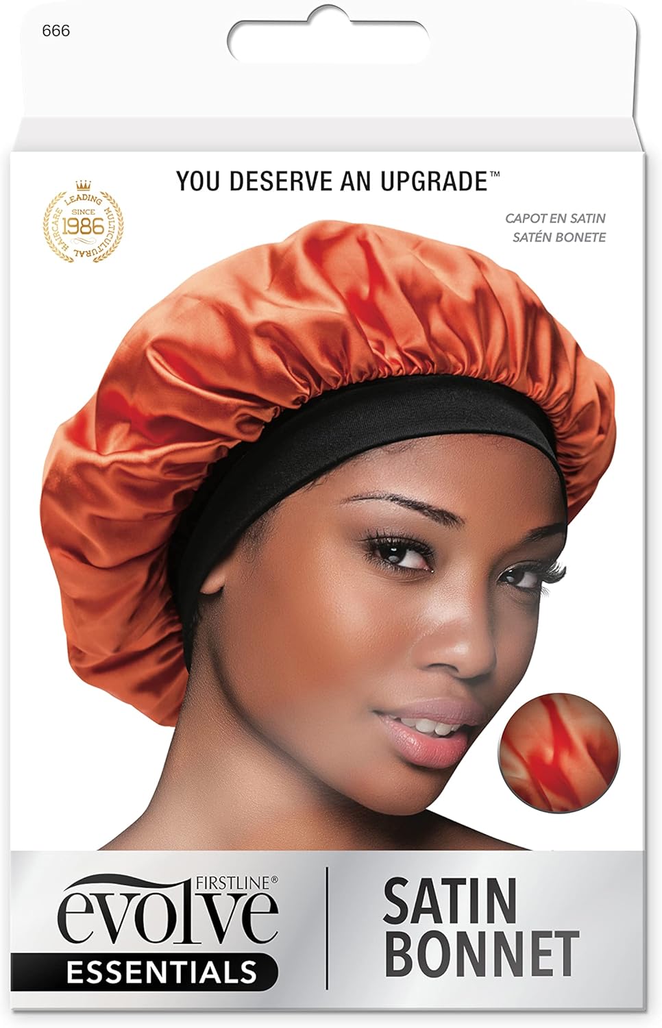 Firstline Evolve Essentials Satin Bonnet - Sunset Orange