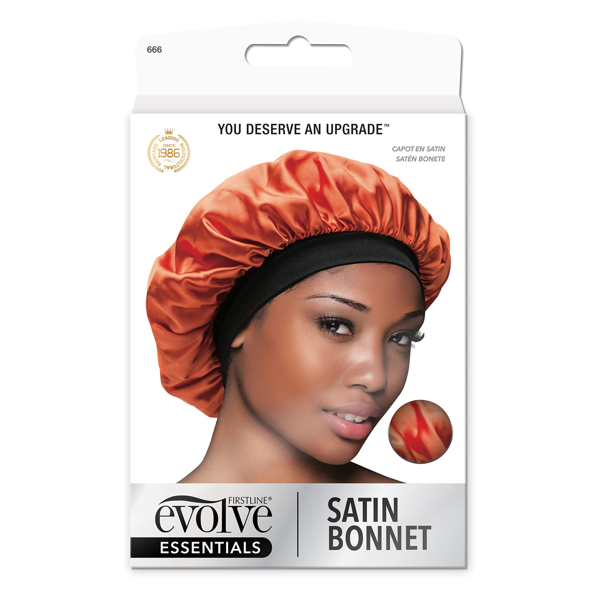 Firstline Evolve Essentials Satin Bonnet - Sunset Orange