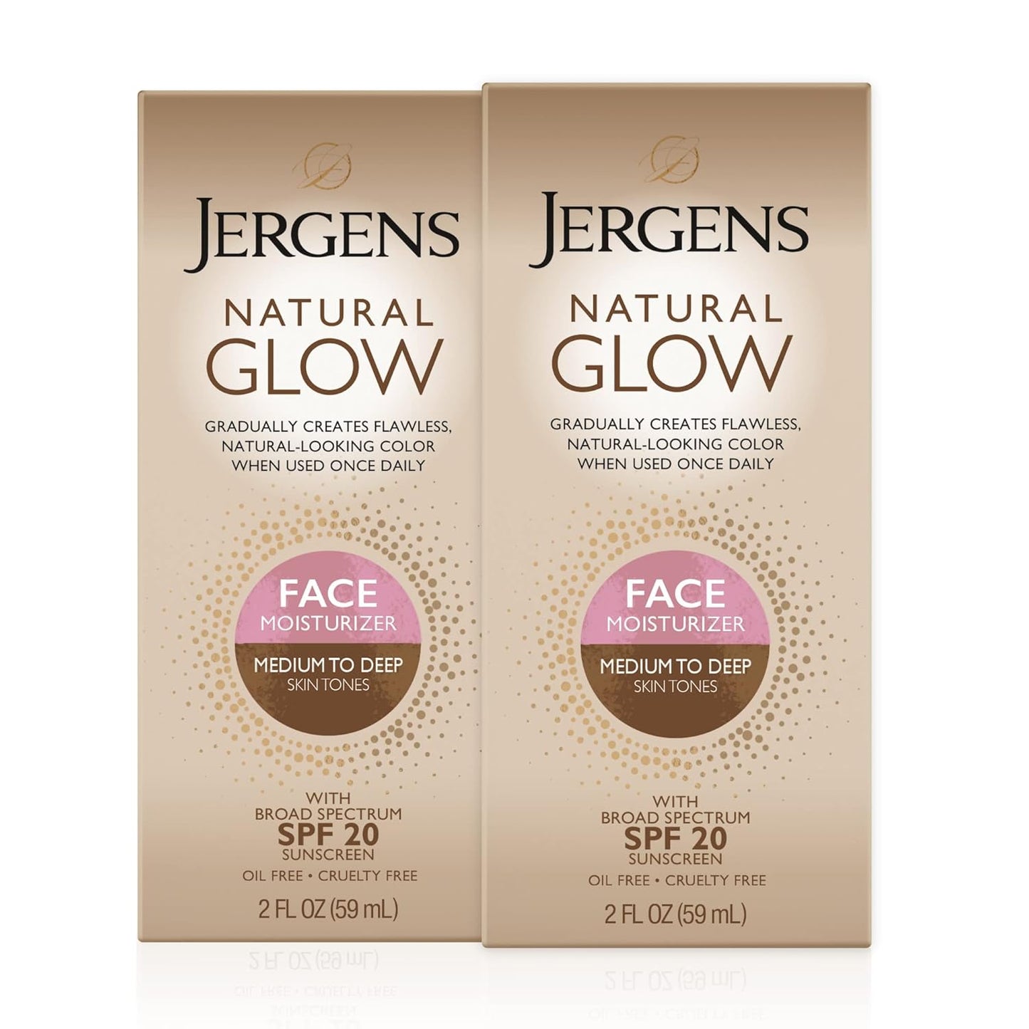JERGENS NAT GLOW LOTION MED/TAN 4OZ
