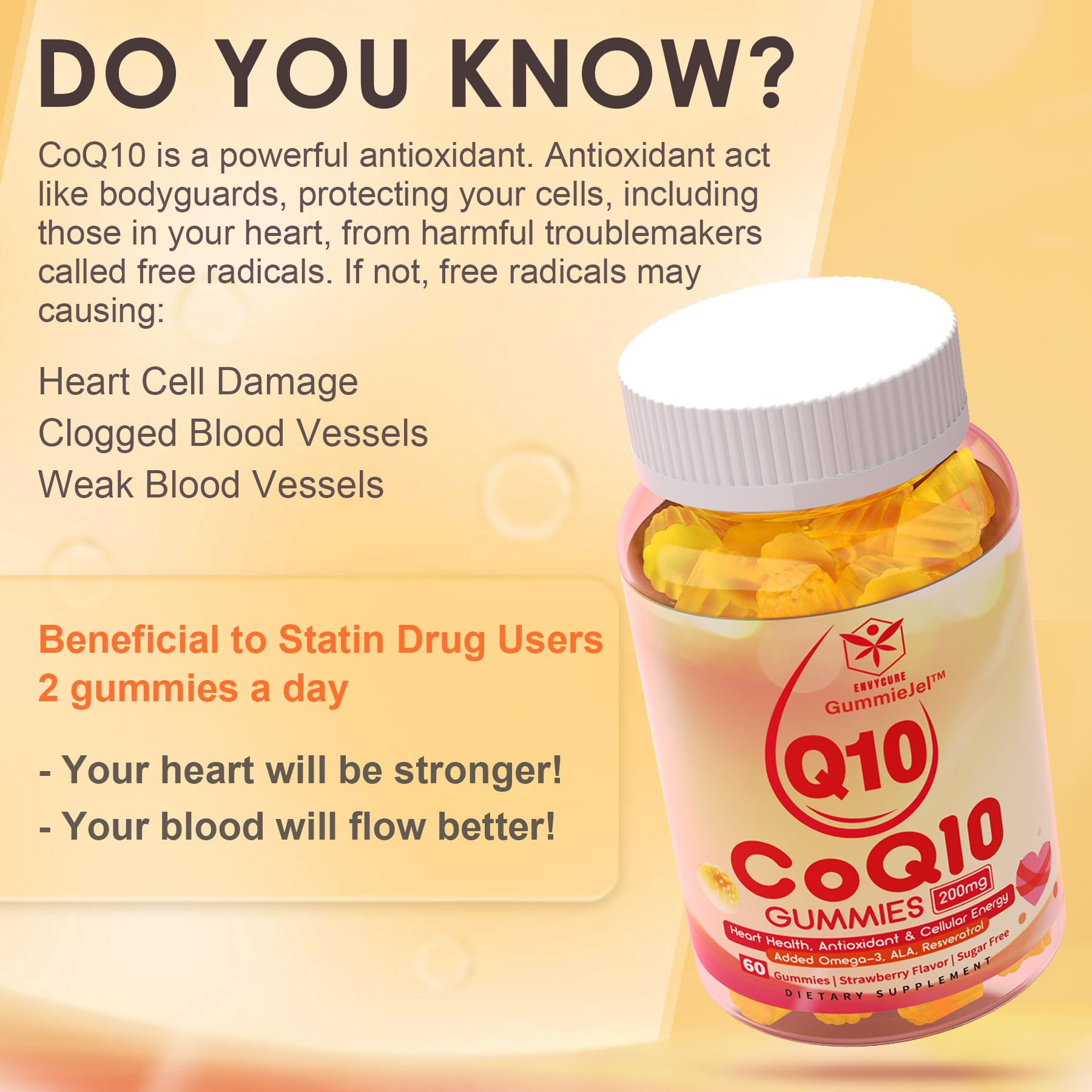 COQ10,200MG,GUMMIES