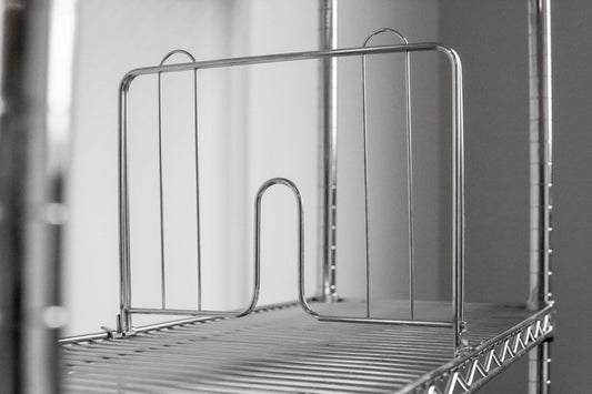SHELF DIVIDER 21" CHROME 6 CT DS