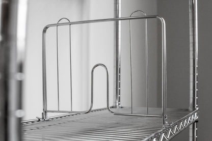 SHELF DIVIDER 12" SSTEEL 6 CT DS