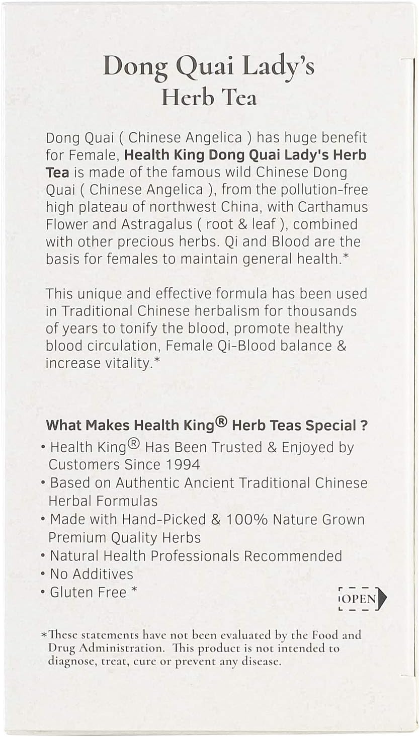 HLTH KING TEA, DONG QUAI