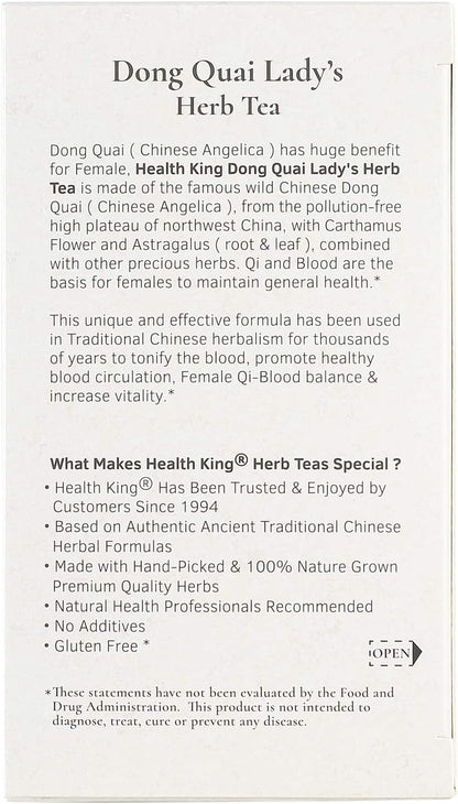 HLTH KING TEA, DONG QUAI
