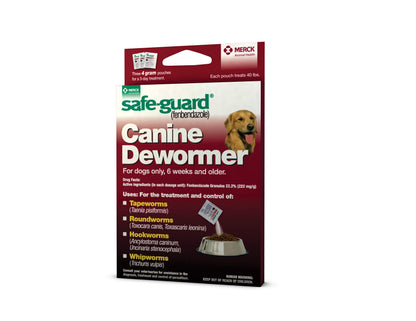 SAFEGUARD CANINE DEWORMER 4GM