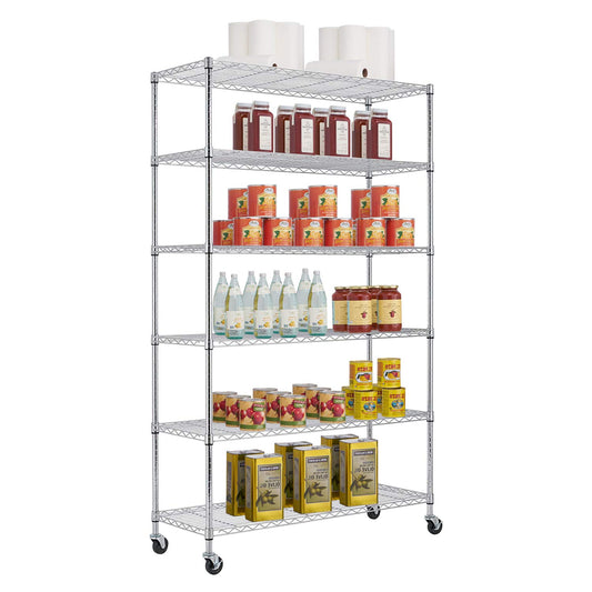 WIRE SHELF 18"X48" GALV STEEL 2 CT DS