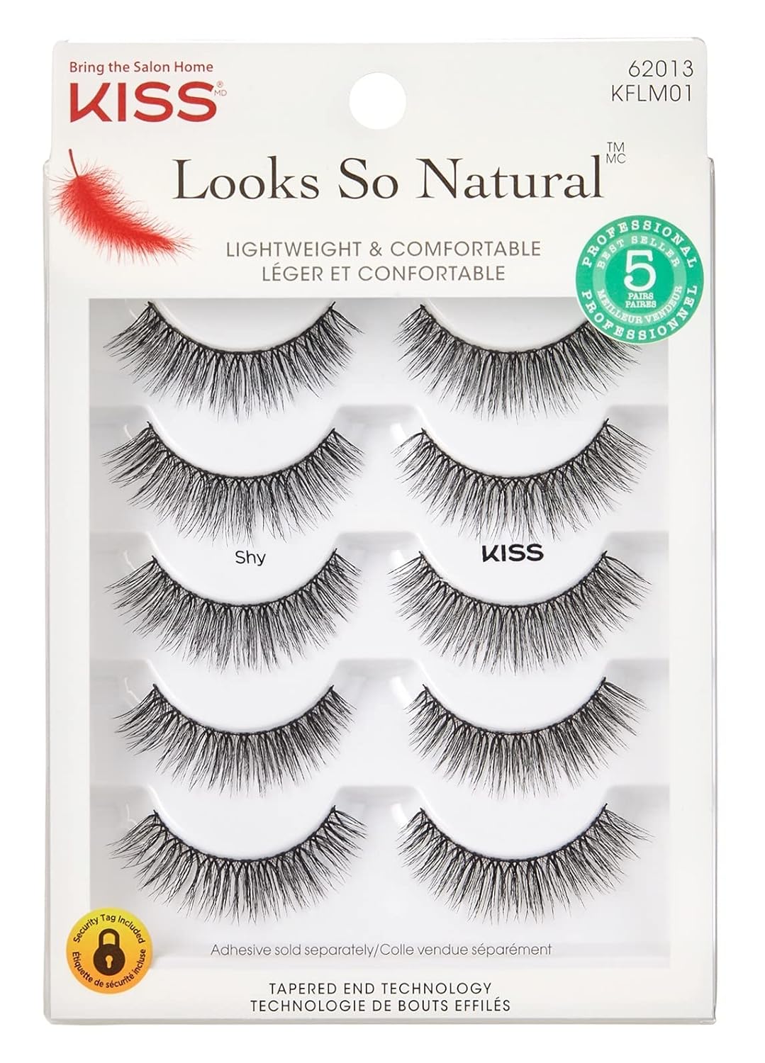 Kiss Looks So Natural Lashes Sultry 5 Pairs