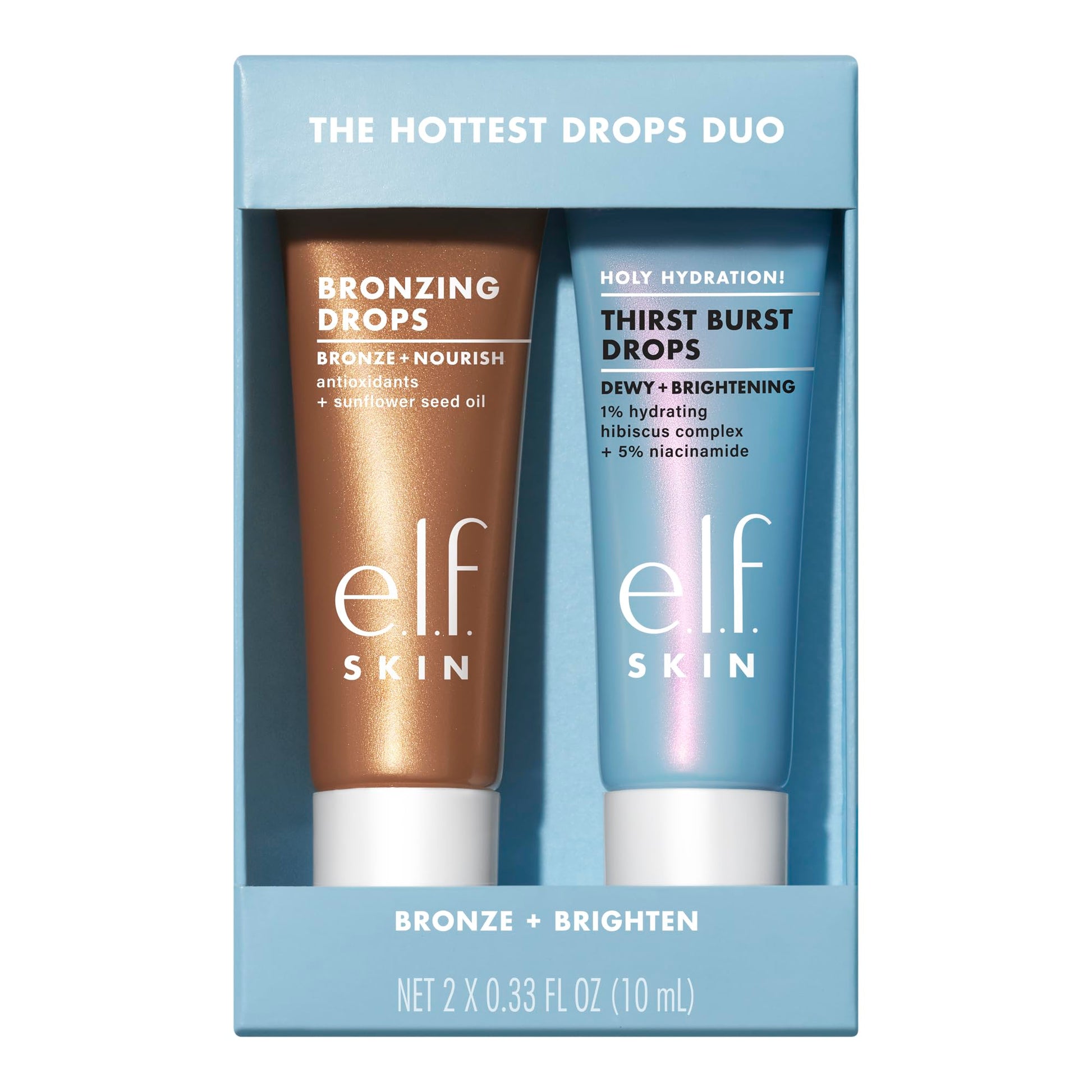 e.l.f. SKIN Thirst Burst Dew-O Mini Set - Pore-fecting Toner & Thirst Burst Drops
