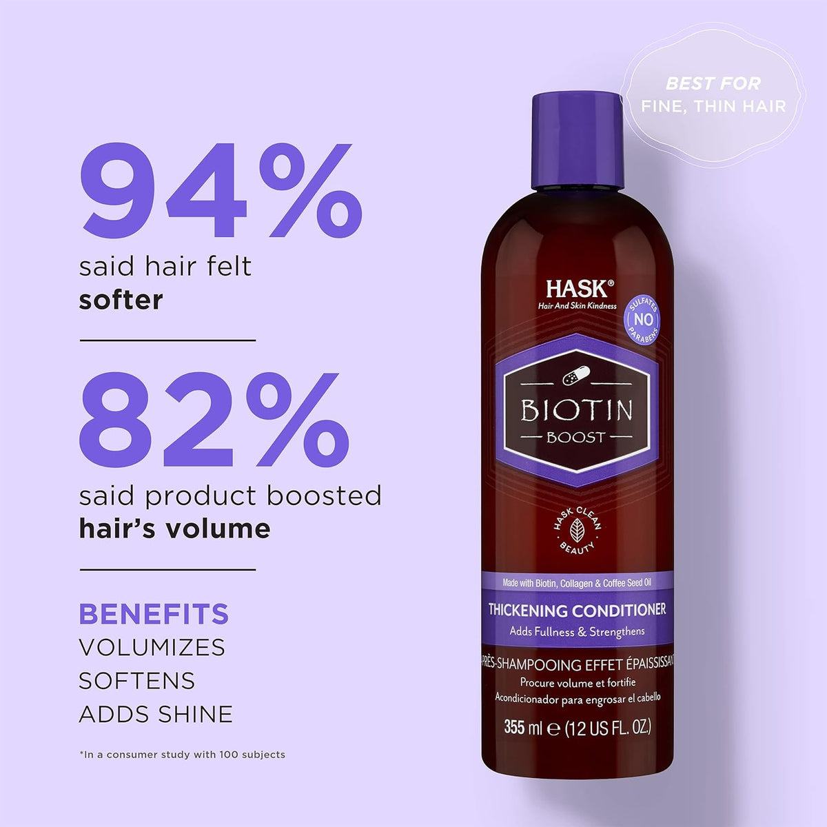 HASK BIOTIN CONDITIONER 12OZ