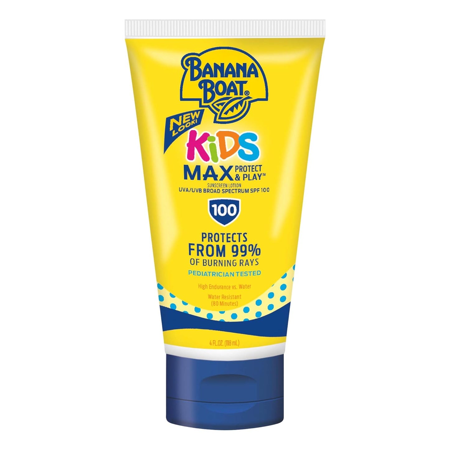 Banana Boat Spf#100 Kids Max Protect & Play Lotion 4oz