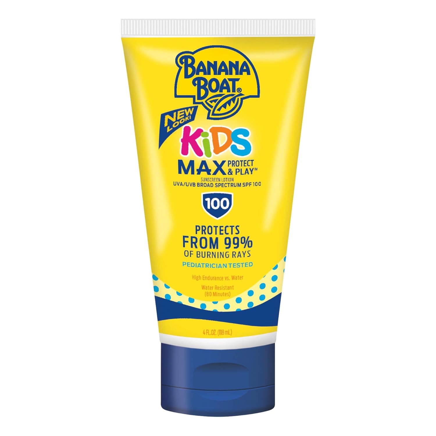 Banana Boat Spf#100 Kids Max Protect & Play Lotion 4oz