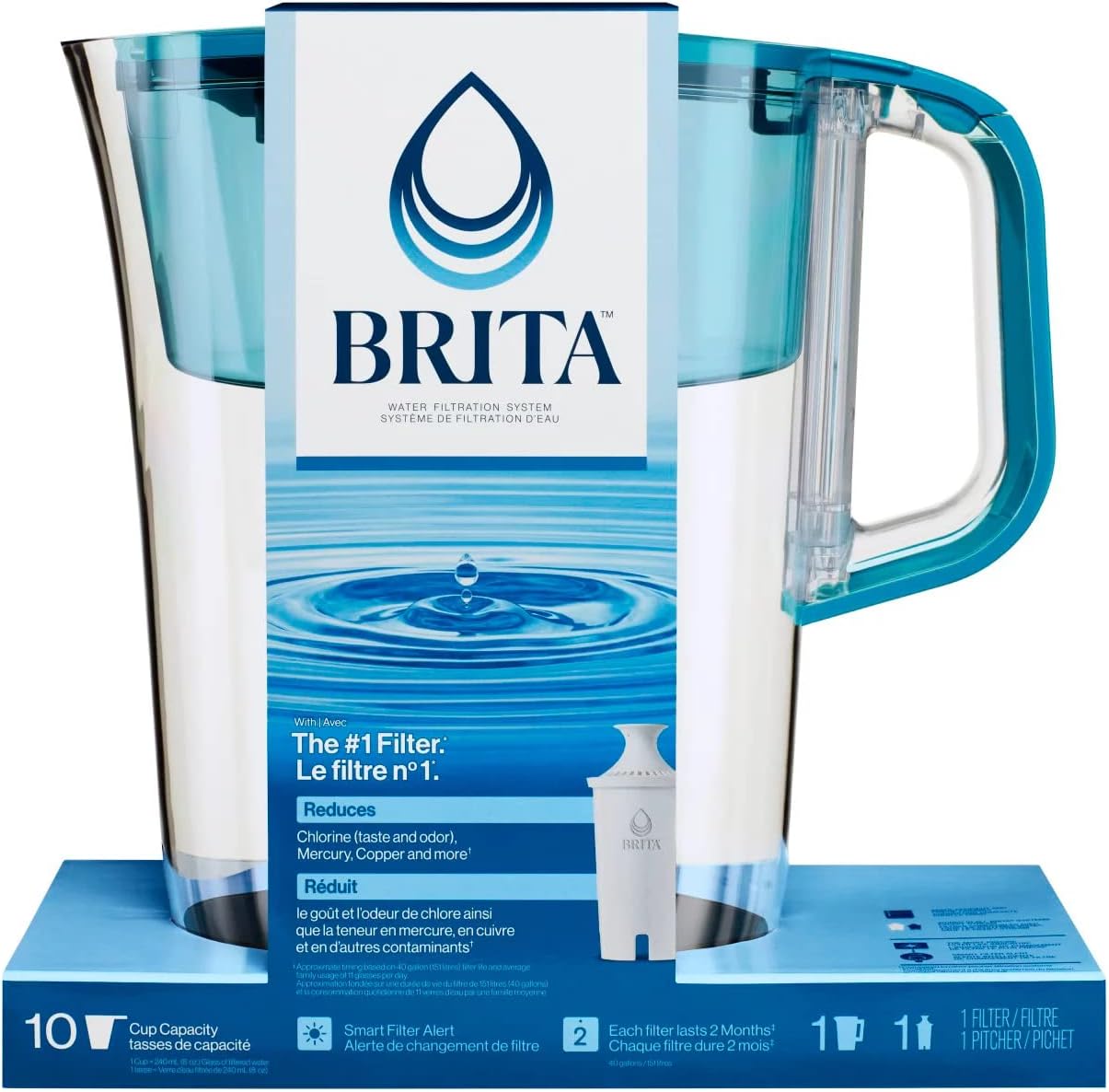 BRITA STREAM 10 CUP PITCHER