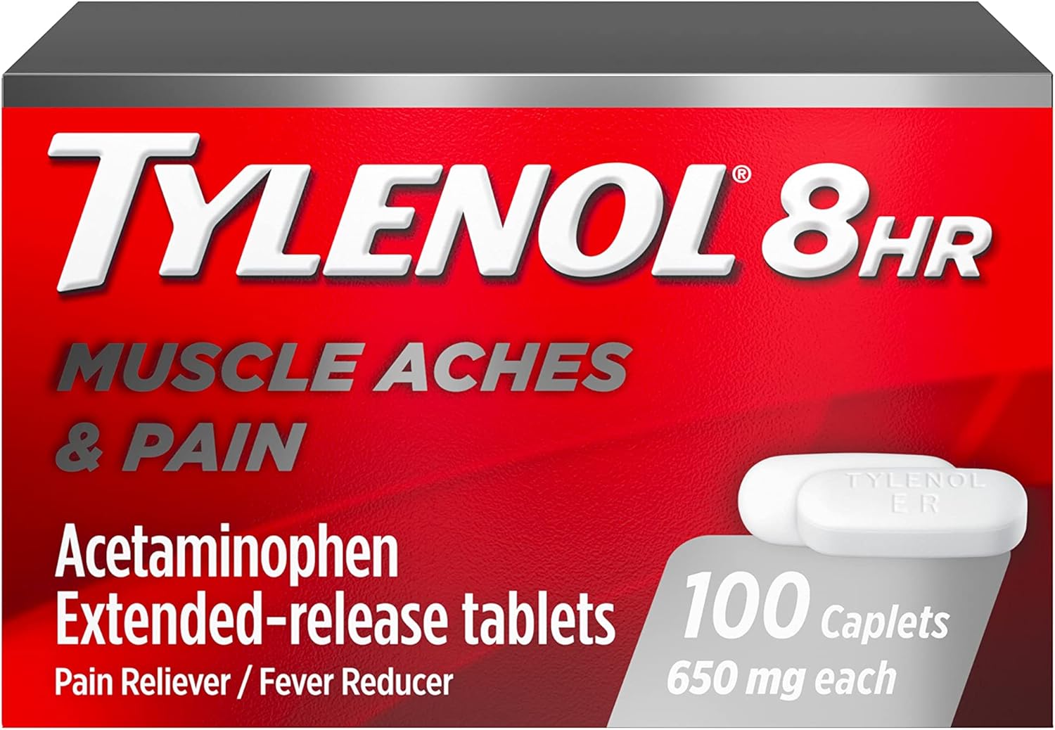 TYLENOL TB 650MG 24 ER CPLT 8H