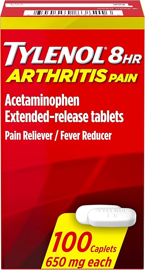 TYLENOL ARTHRITIS 8HR CAPLET 100CT