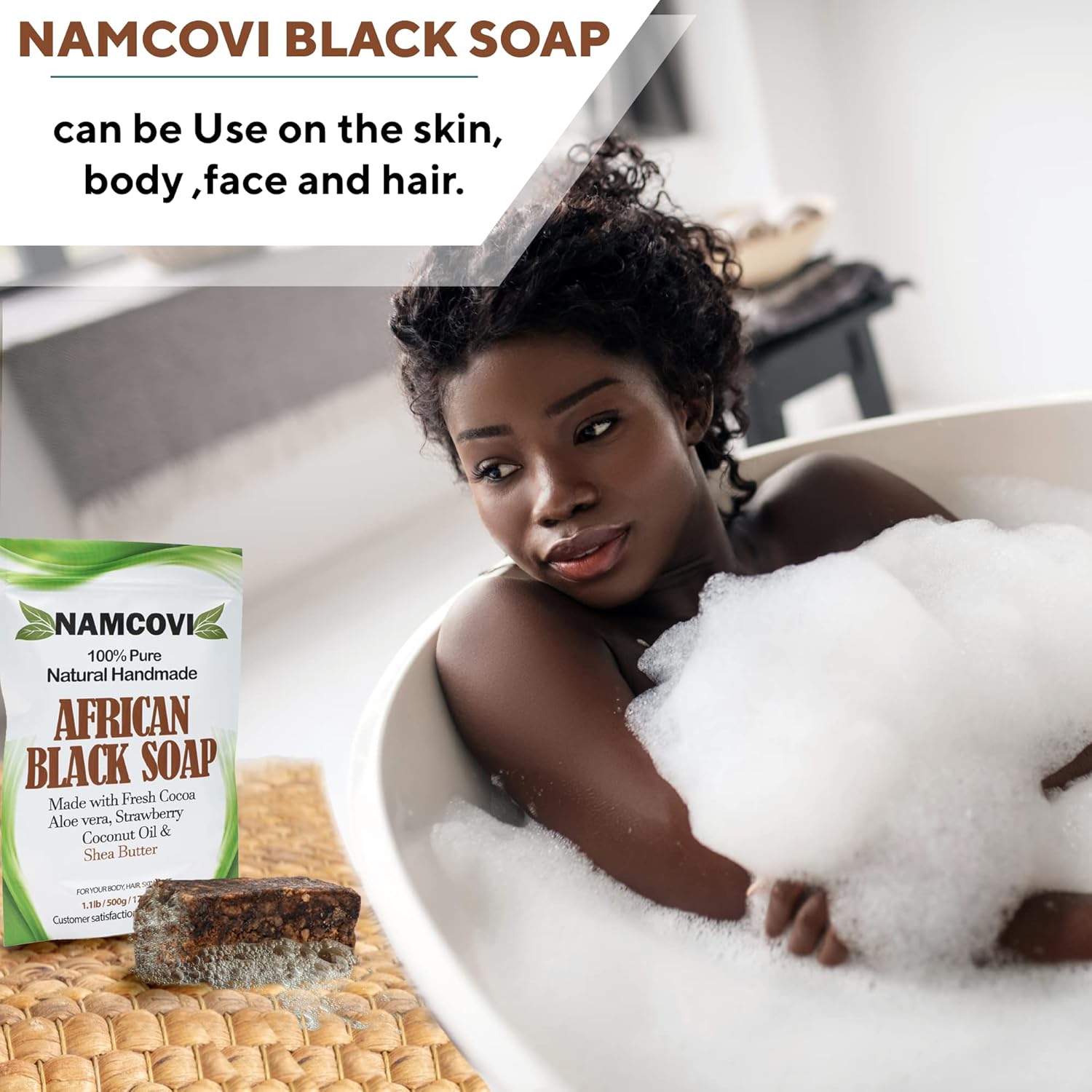 AFRICAN FORM BLK SOAP COCO 3.5Z