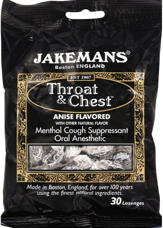 JAKEMANS LOZENGE,THROAT&CHST,ANISE