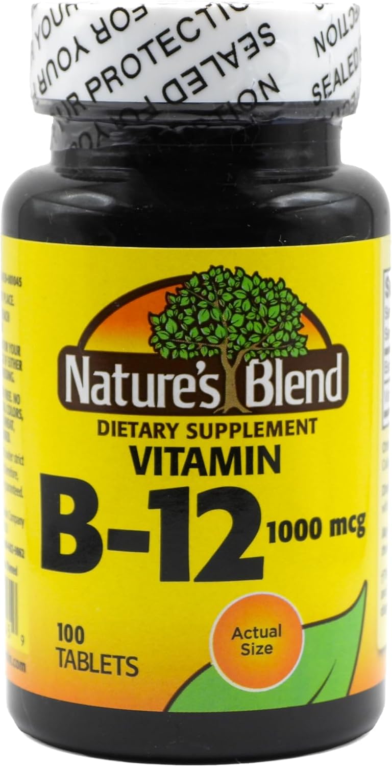 VIT B12 1000MCG TABLET 50CT NAT BLEND