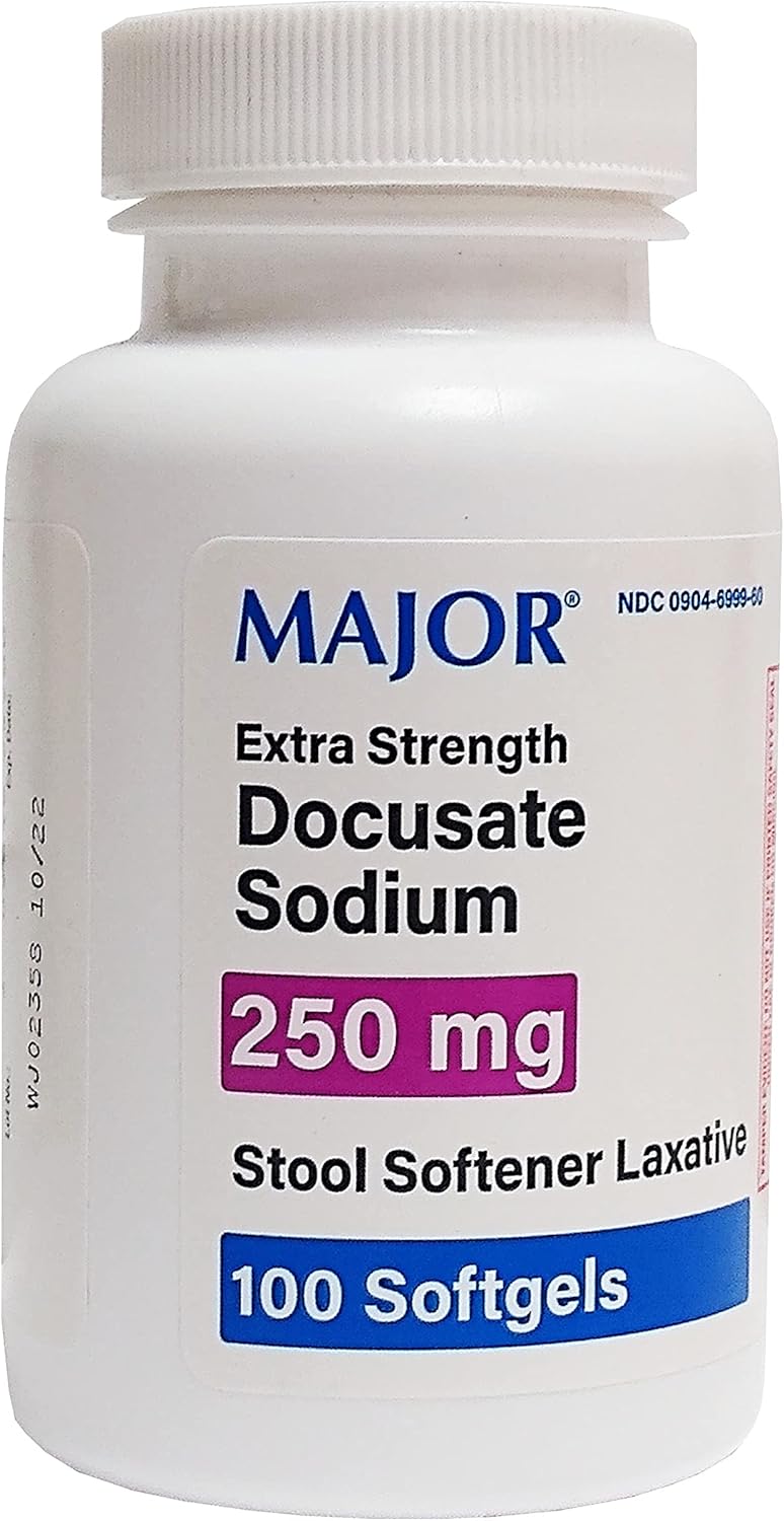 DOCUSATE SOD 250 MG SGC 100 (10X10) UD