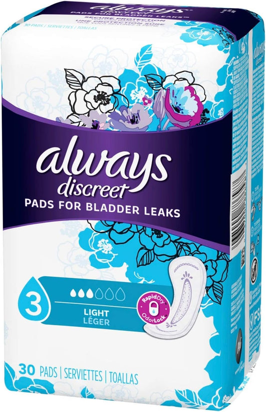 ALWAYS DISCREET BLD LK MOD PAD 108CT