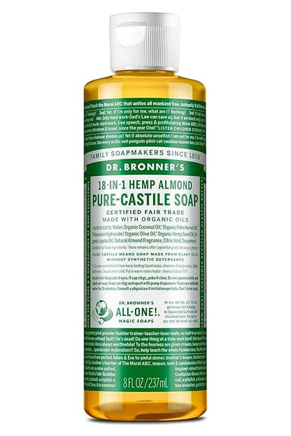 DR. BRONNER'S CASTILE LIQ SOAP,OG3,ROSE