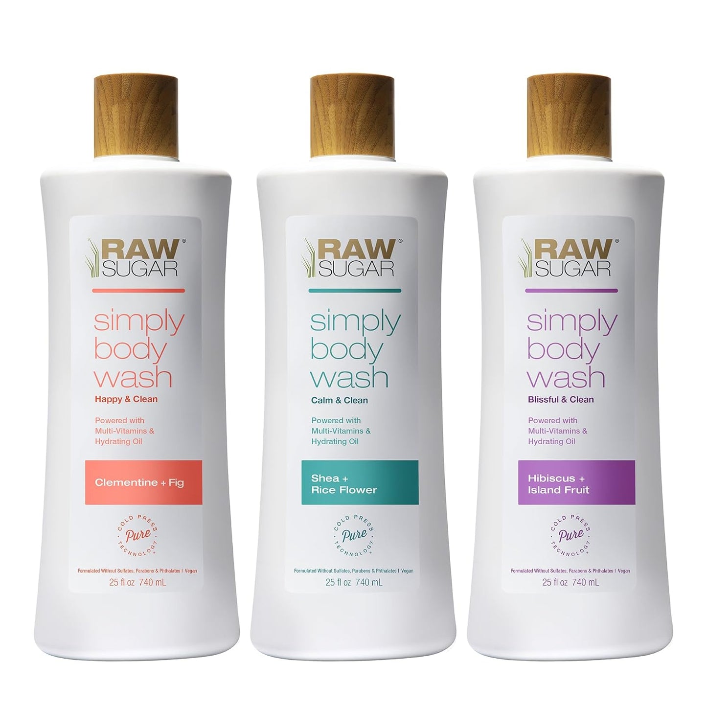SM RAW SHB BODYWASH LQ 13OZ