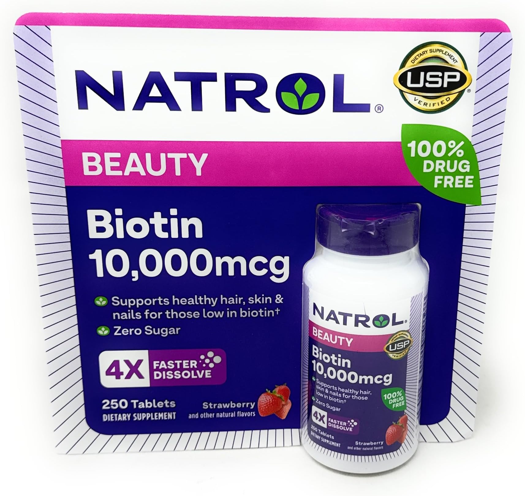 BIOTIN 10000MCG TABLET 100CT NATROL