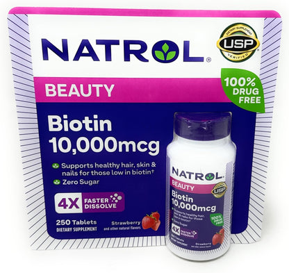 BIOTIN 10000MCG TABLET 100CT NATROL