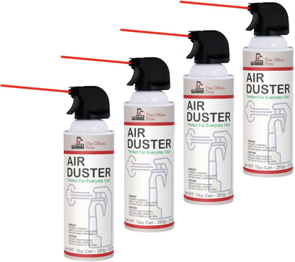 Blow Off Air Duster Can with Nozzle, 10 oz