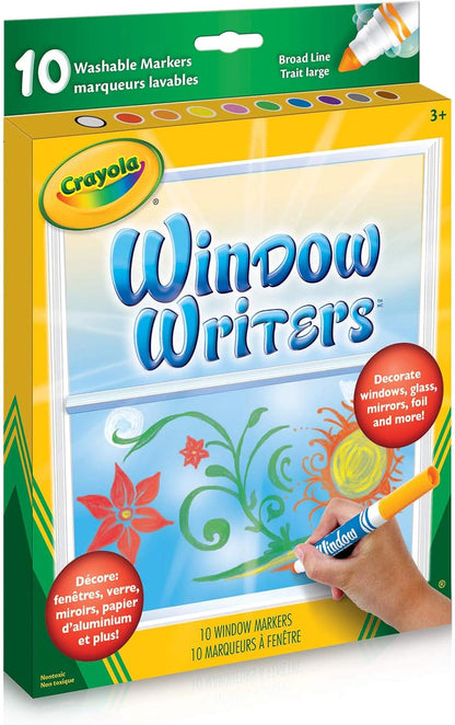 Crayola Washable Window Markers, 8 count
