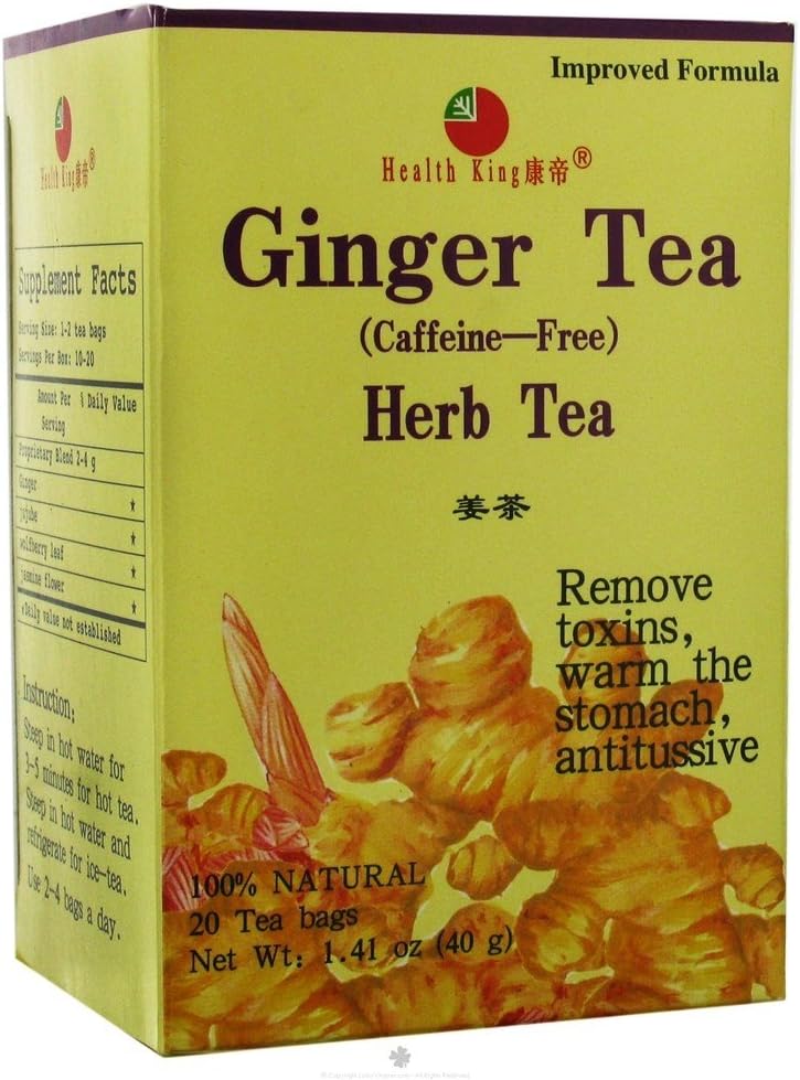 HEALTH KING MEDICINAL TEAS TEA,GINGER